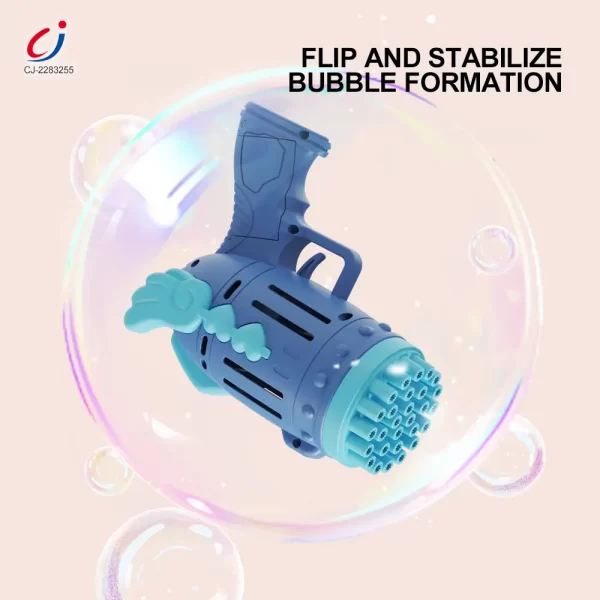 Wholesale Bubble Blower Gun, Dual Battery Drive -Fun Summer Toy Supply