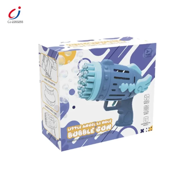 Wholesale Bubble Blower Gun, Dual Battery Drive -Fun Summer Toy Supply