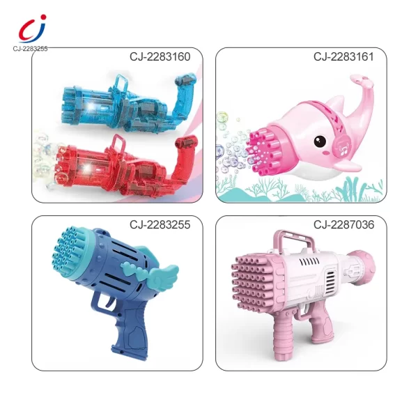 Wholesale Bubble Blower Gun, Dual Battery Drive -Fun Summer Toy Supply
