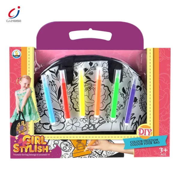 Wholesale DIY Graffiti Coloring  Handbag - Educational Drawing and Writing Toys