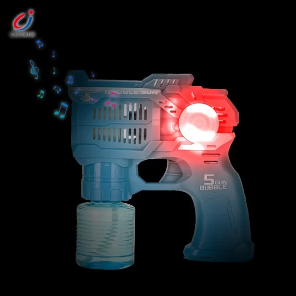 wholesale electric bubble gun toy with led light