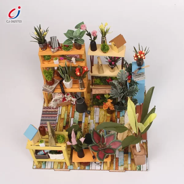 Wholesale DIY Miniature Set, Flower House Miniature - Educational Children's Toys Supply