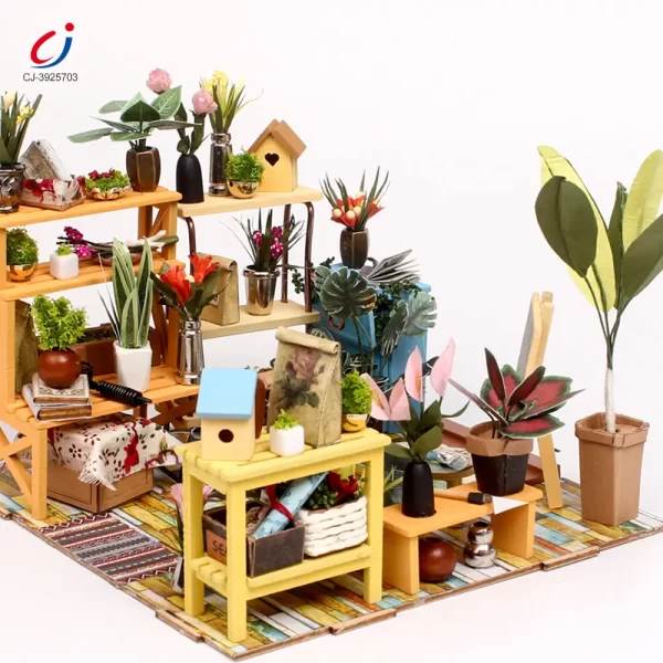 Wholesale DIY Miniature Set, Flower House Miniature - Educational Children's Toys Supply