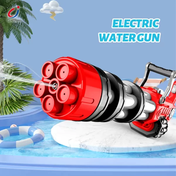Wholesale Electric Gatling Water Gun - Gun Toy, Summer Toy