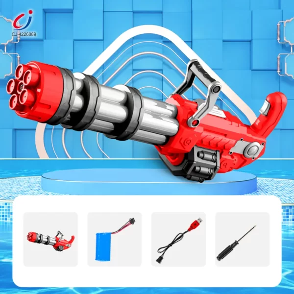 Wholesale Electric Gatling Water Gun - Gun Toy, Summer Toy