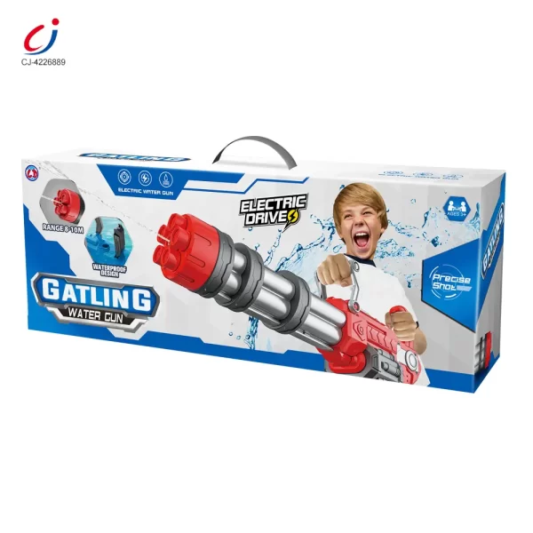 Wholesale Electric Gatling Water Gun - Gun Toy, Summer Toy