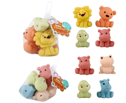 wholesale wheat straw rubber animal set