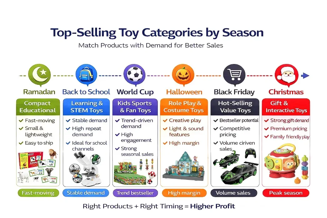 toy selling strategy by events