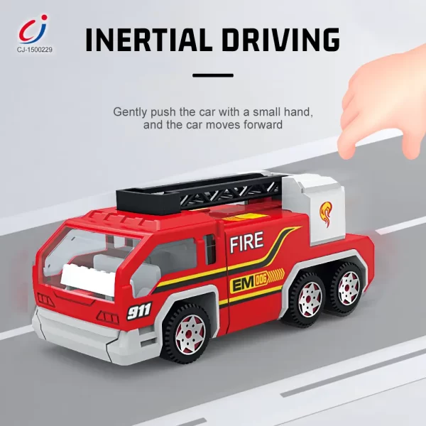 Wholesale Diecast Fire Truck, Twist-Egg Style, 12 Collectable Style - Toy Factory Supply