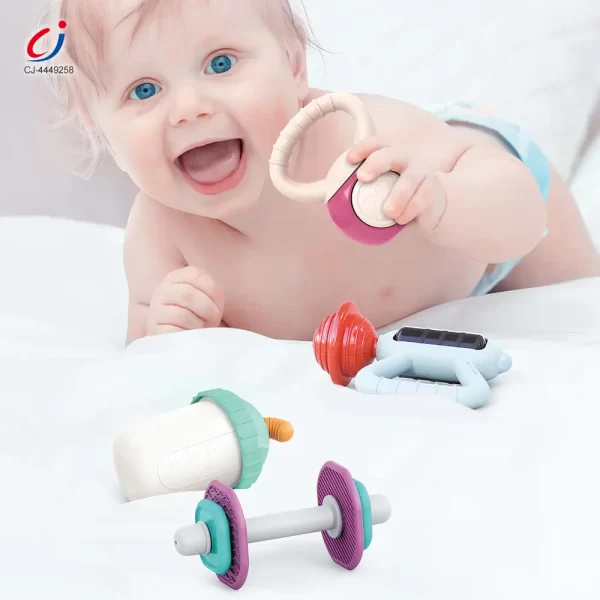 Wholesale Baby Teether and Rattle Set, Fitness Theme - China Toys Supply