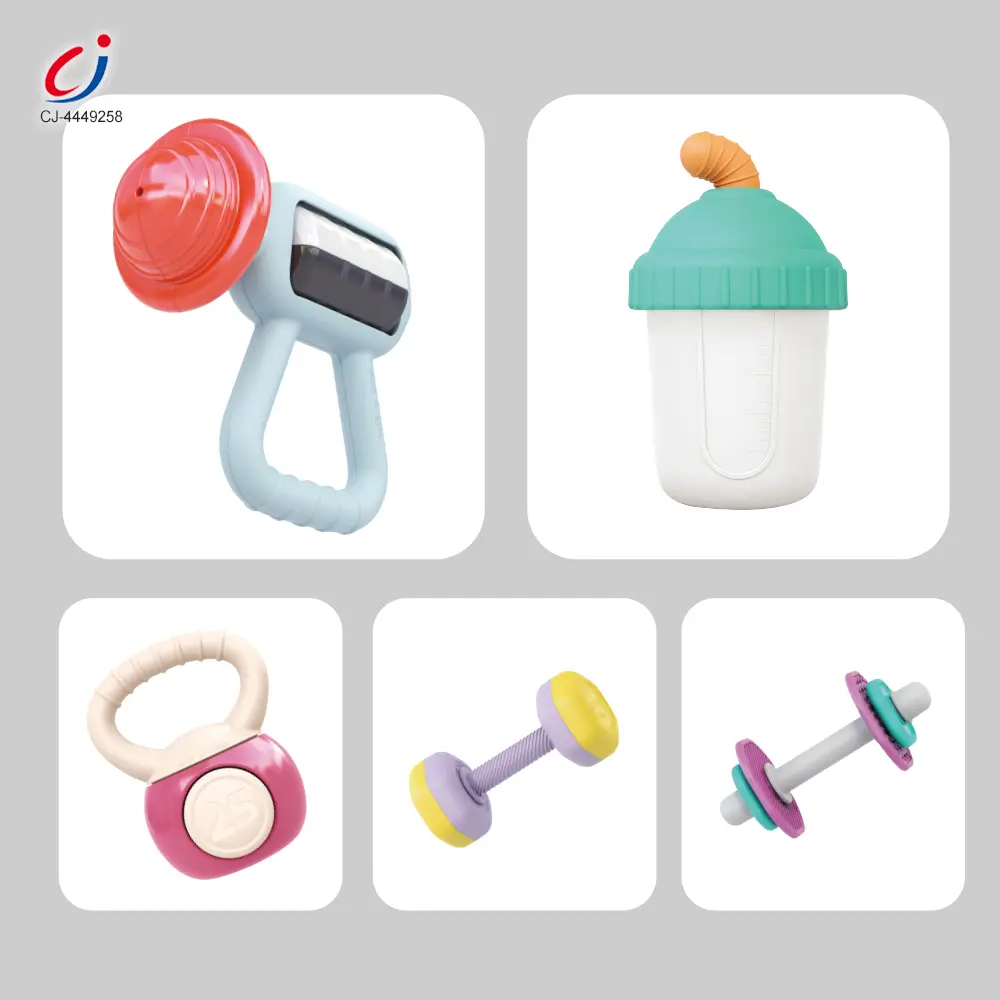 Wholesale Baby Teether and Rattle Set, Fitness Theme - China Toys Supply - الصورة 4