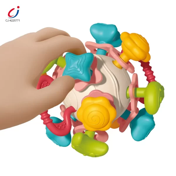 Wholesale 6-in-1 Baby Teether Ball Toy, Space Theme - Bulk Chinese Toy Supply