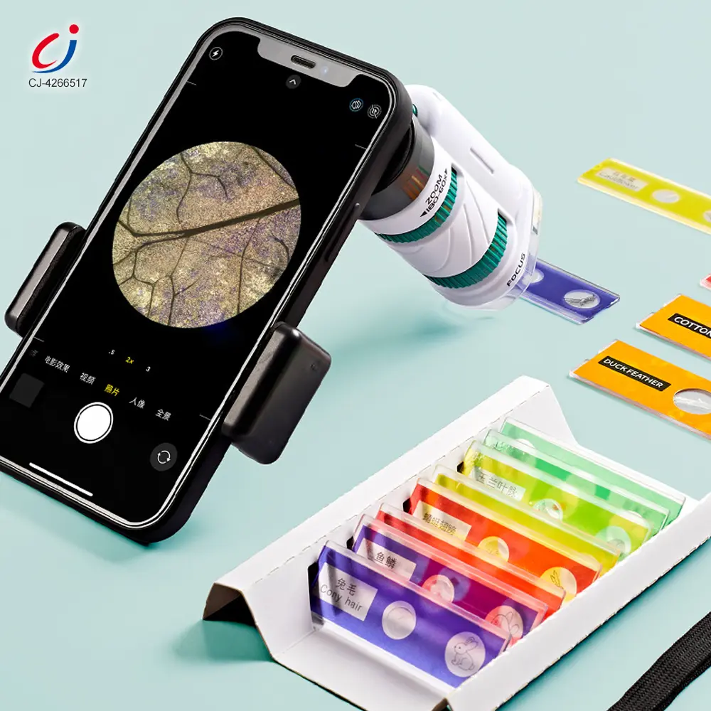 wholesale Portable microscope specimen Set (6)