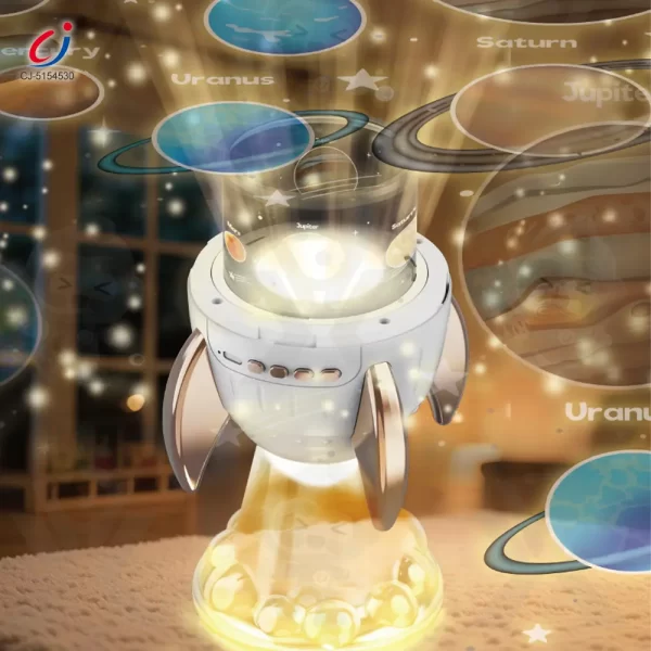 wholesale Rocket projection night light (2)