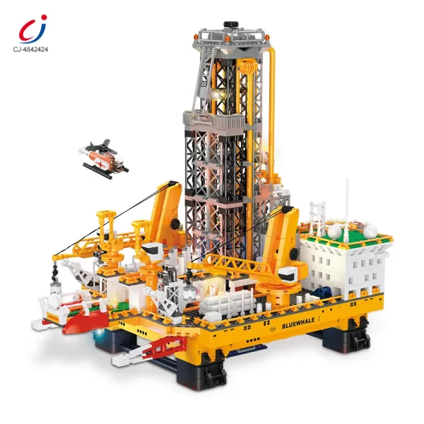 wholesale drillig platform building kit - blue whale 1 - 1