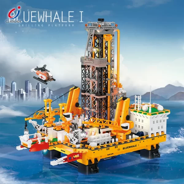 wholesale drillig platform building kit - blue whale 1 - 5