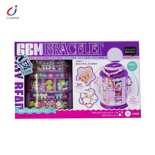 带镜子的 DIY 首饰套装玩具批发 - 全球批量创意玩具供应