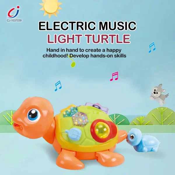 Wholesale Electric Turtle Toy with Musical Light -China Toy Factory