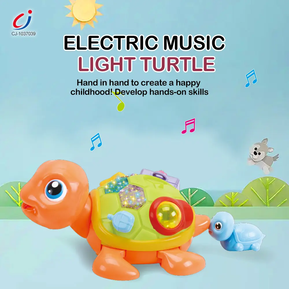 Wholesale Electric Turtle Toy with Musical Light -China Toy Factory - 画像 (3)