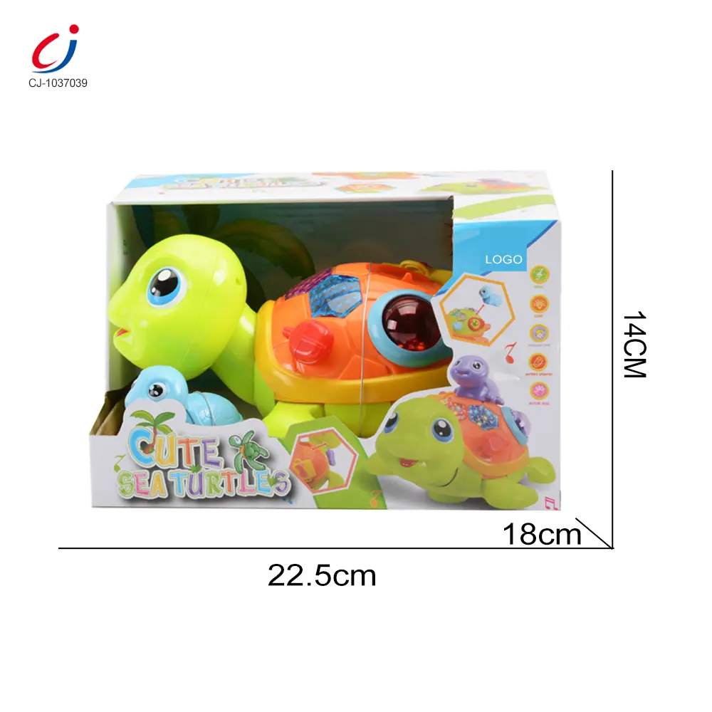 Wholesale Electric Turtle Toy with Musical Light -China Toy Factory - 画像 (8)