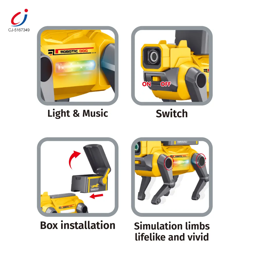 wholesale takeour robot dog toy 3