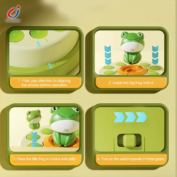 Wholesale Frog Bounce and Catch Game Toy - Custom Toy Factory Supply