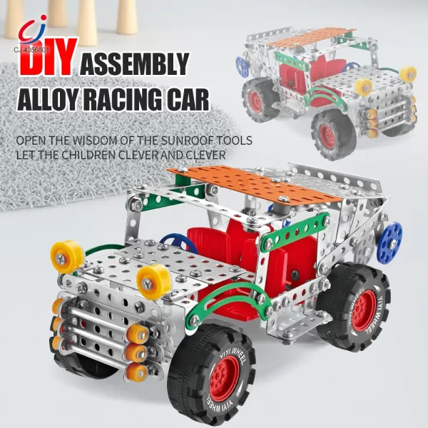 whlesale metallic assembly racing car 2
