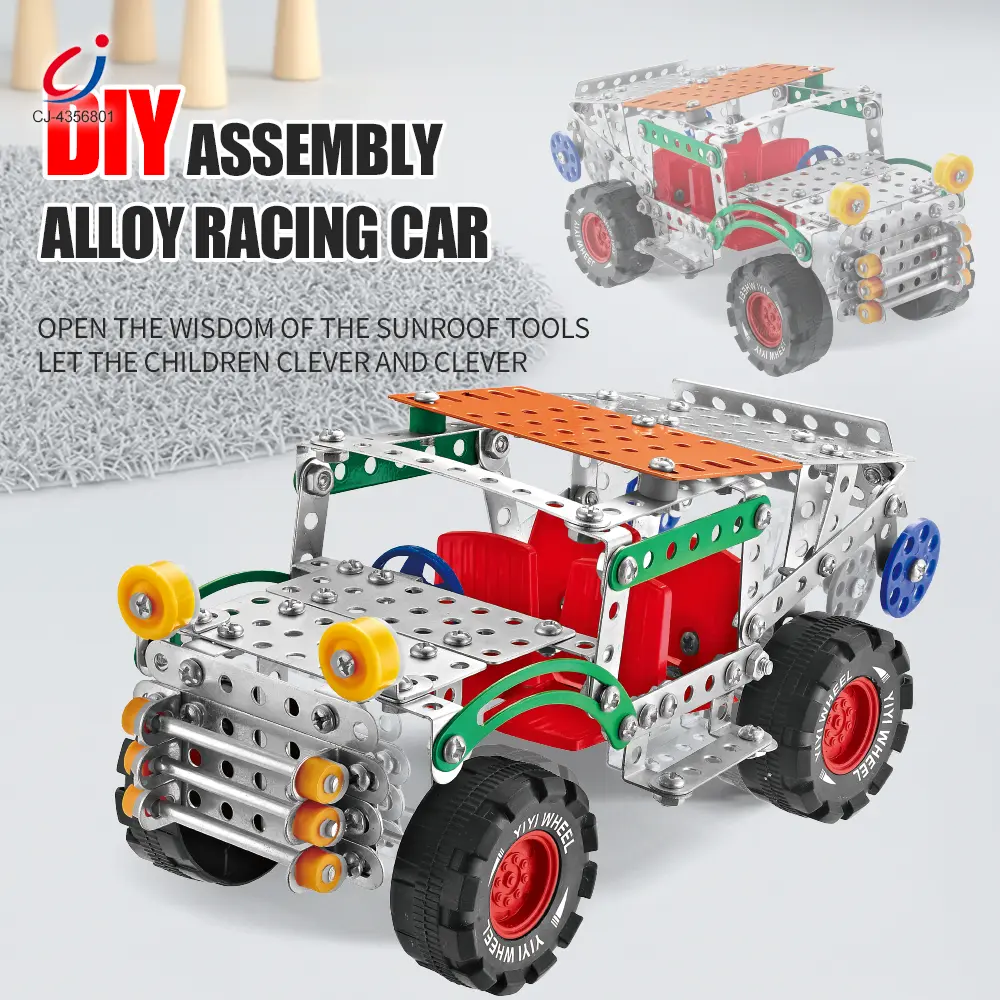 whlesale metallic assembly racing car 2