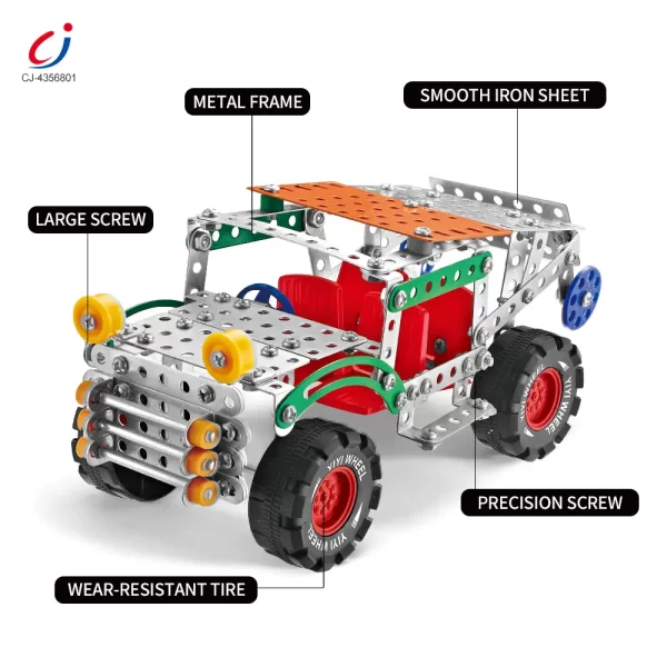 whlesale metallic assembly racing car 3