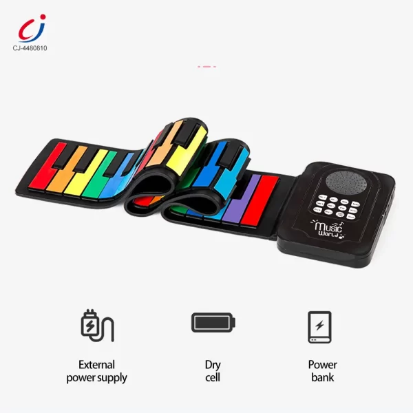 Wholesale Digital Roll-Up Silicone Piano Keyboard - Bulk Education Toys Supply