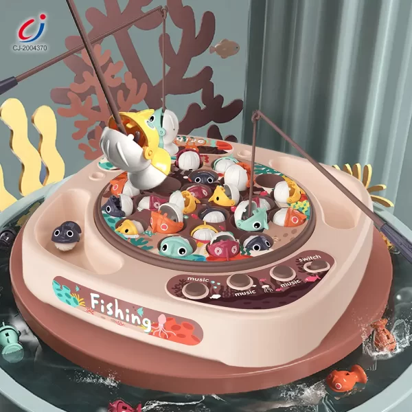 Wholesale Magnetic Fishing Board Set, Rotating Fishing Game - Chinese Toy Manufacturers Supply