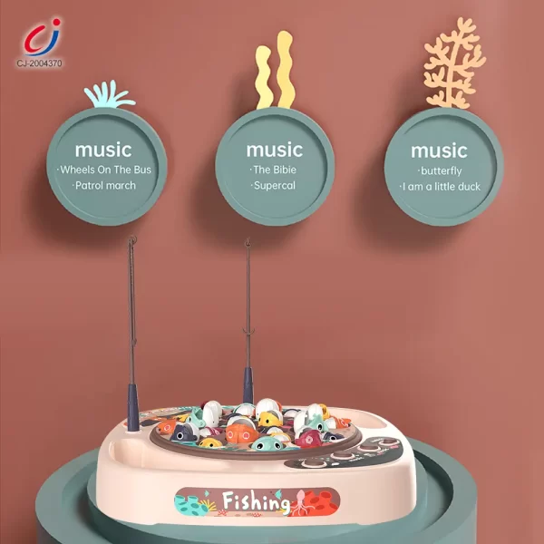 Wholesale Magnetic Fishing Board Set, Rotating Fishing Game - Chinese Toy Manufacturers Supply