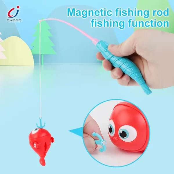 Wholesale Magnetic Fishing Toy, Electric Moving Fish Bath Toys - Summer Toys For Kids Wholesale