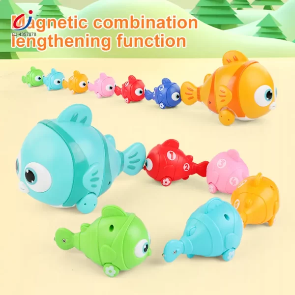 Wholesale Magnetic Fishing Toy, Electric Moving Fish Bath Toys - Summer Toys For Kids Wholesale