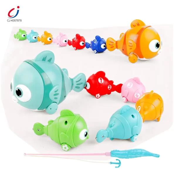 Wholesale Magnetic Fishing Toy, Electric Moving Fish Bath Toys - Summer Toys For Kids Wholesale