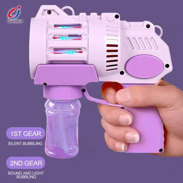 Wholesale 15-Hole Circulating Bubble Gun - Summer Toys For Kids