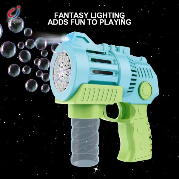 Wholesale 15-Hole Circulating Bubble Gun - Summer Toys For Kids