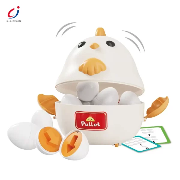 Wholesale Chick Puzzle Matching Toy, Easter Egg Shape, For Shape and Color Recognition - Toy Supplier Wholesale