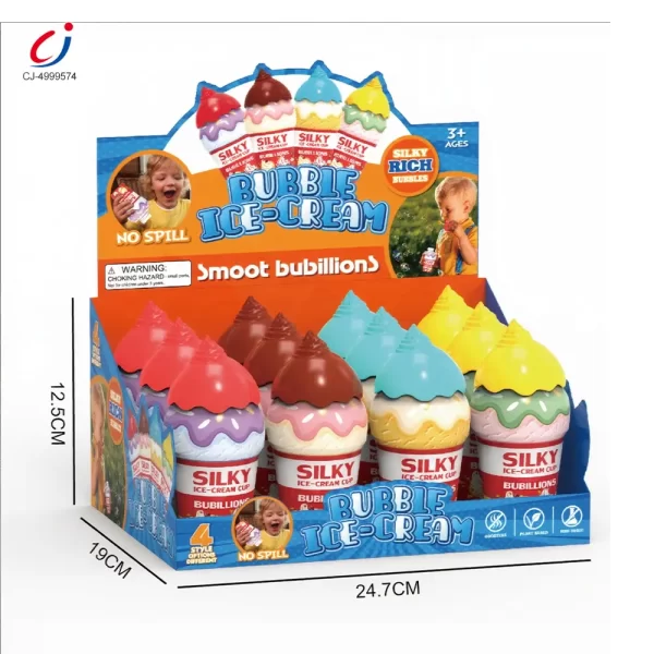 Wholesale China Ice Cream Bubble Bottle With Wand - Summer Toy Factory Supply