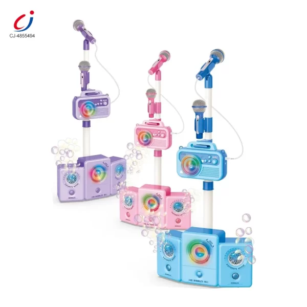 Wholesale 2-in-1 Microphone Speaker Bubble Maker - Toys in Bulk