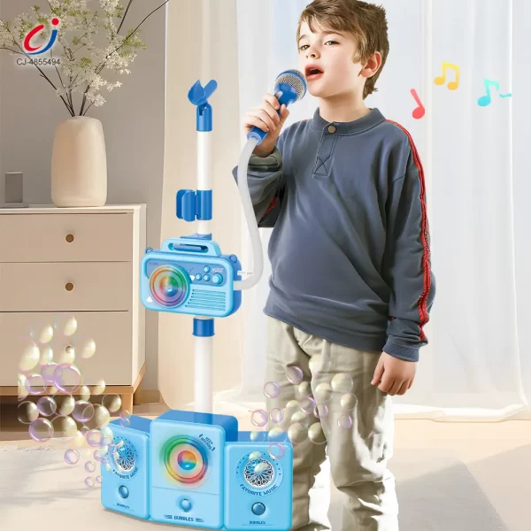 Wholesale 2-in-1 Microphone Speaker Bubble Maker - Toys in Bulk