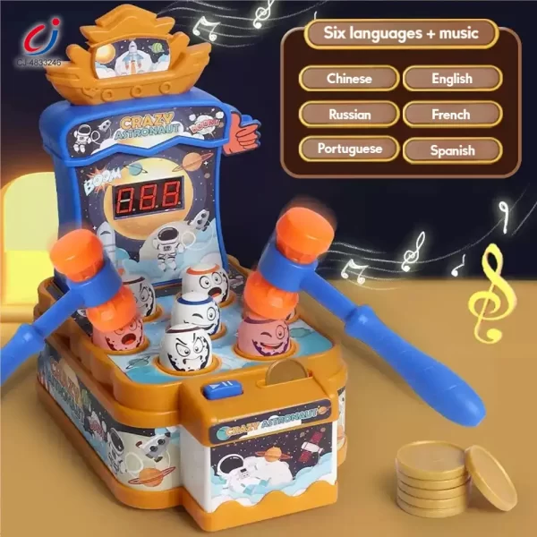 Wholesale Kids Astronaut Whack-A-Mole Toy Game - Custom Toy Factory Supply