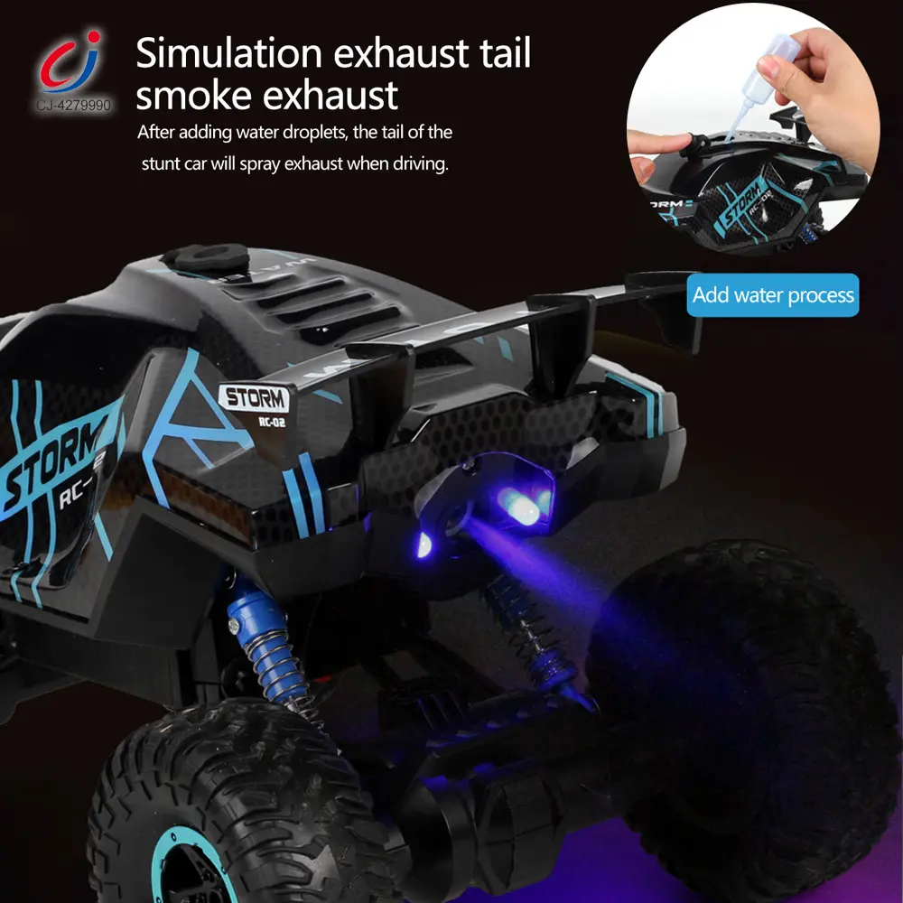 Wholesale RC Cars 1/16 Scales, Spray Rock Crawler RC Car Toy - Bulk RC Toys for Sale - Image 5