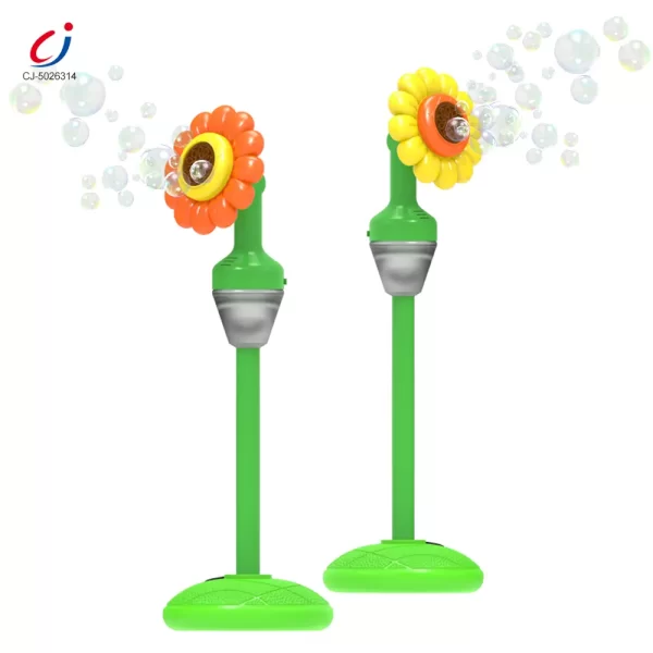 Wholesale Sunflower Bubble Machine, Best For Party Game - Bulk Summer Toy Supply