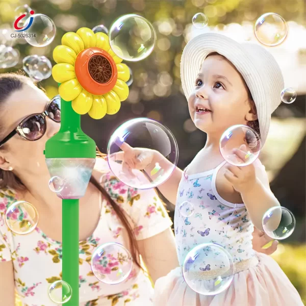 Wholesale Sunflower Bubble Machine, Best For Party Game - Bulk Summer Toy Supply