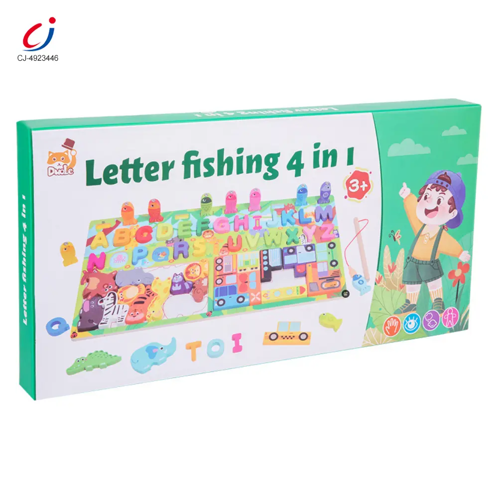 WholesaleKids Wooden Puzzle Toy, Math Game Included - Chinese Building Blocks Toys - 이미지 5