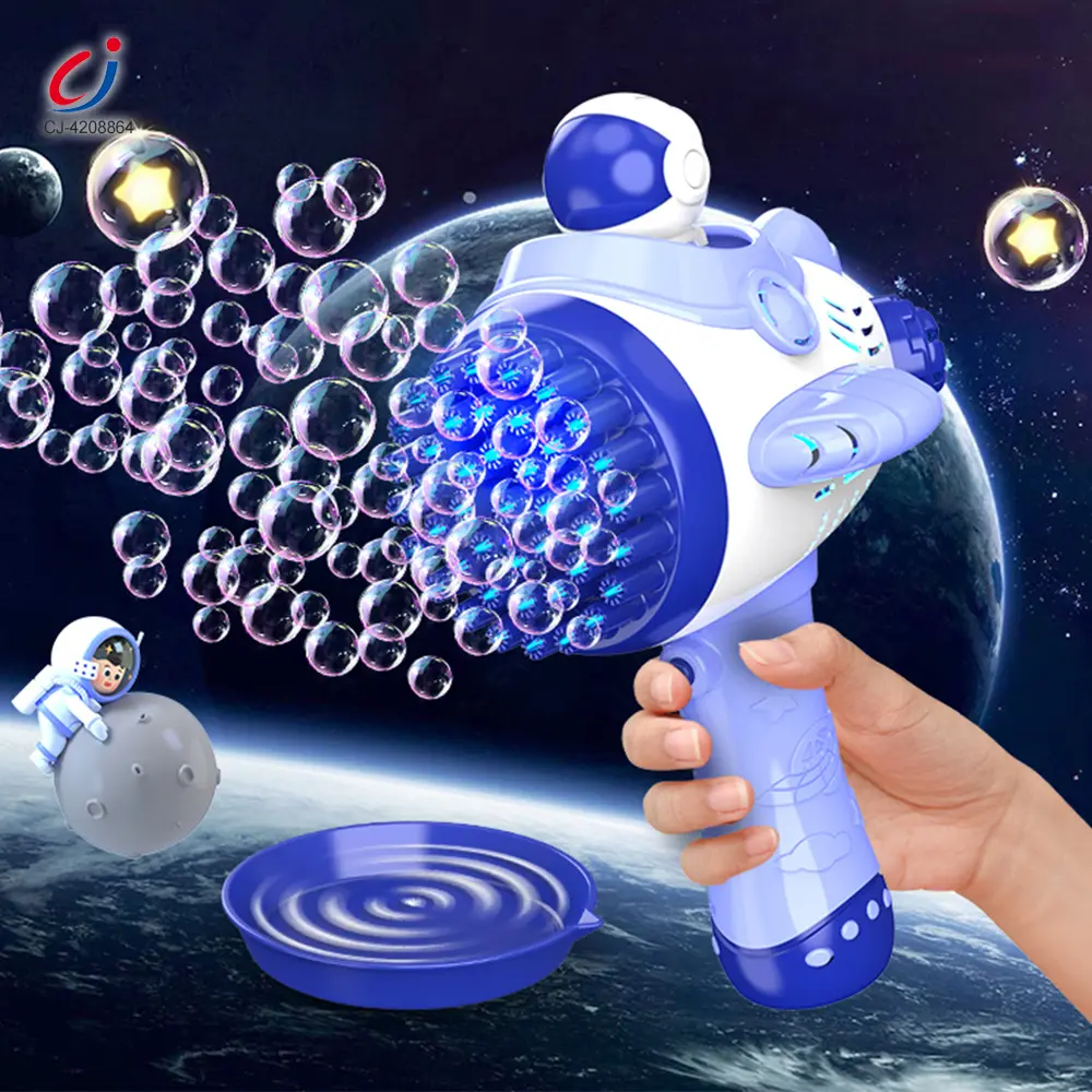 Wholesale Astronaut Bubble Gun Toy, Spaceman Themed With 45 Holes - Fun Toys For Summer - Image 2