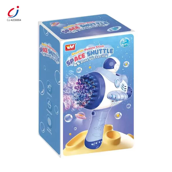Wholesale Astronaut Bubble Gun Toy, Spaceman Themed With 45 Holes - Fun Toys For Summer