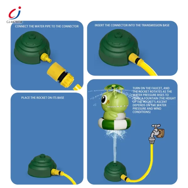 Wholesale Dinosaur Water Rocket Sprinkler For Kids - Bulk Summer Toys For Kids
