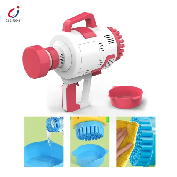 Wholesale 48-Hole Electric Bubble Machine -Summer toys For Kids